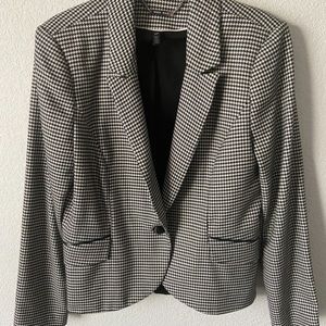 WHBM Houndstooth Blazer